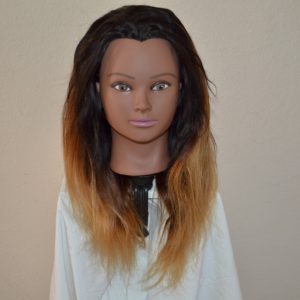 Handmade Wig – Brazilian Halfwig Straight Ombre Blonde 16 inch 8A Color: T1B/4/27 16-16-16