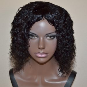 Handmade Wig – Brazilian Loose Wave Human Hair 8A Natural Color 10-10-10