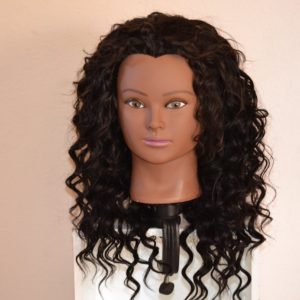 Handmade Wig – Brazilian Halfwig loose wave Human Hair 8A Natural Color 16-16-16