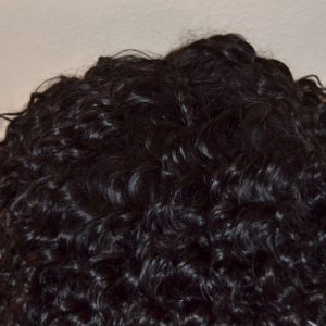 Handmade Wig – Brazilian Deep Wave Human Hair 8A Natural Color 10-10-10