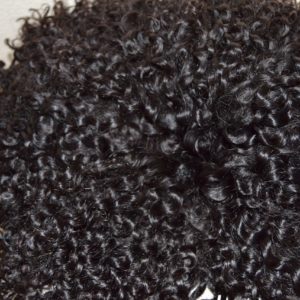 Handmade wig, Brazilian Kinky Curly Hair 8A size 8-8-8