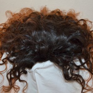 Handmade Wig – Brazilian Halfwig Body Wave Color: 1B/30 16-16-16